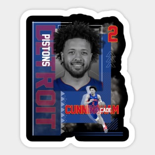 Detroit Pistons Cade Cunningham 2 Sticker